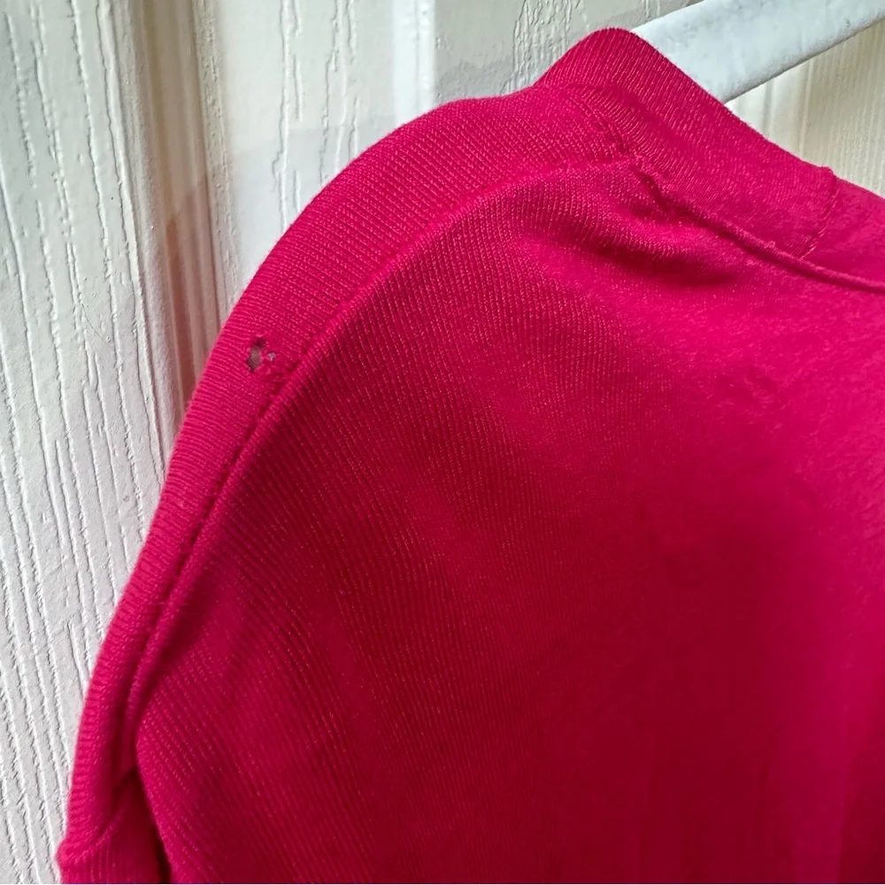 Sejour Long Sleeve Tunic Top with Pockets Vibrant Pink Womens Size 1X - Picture 7 of 9